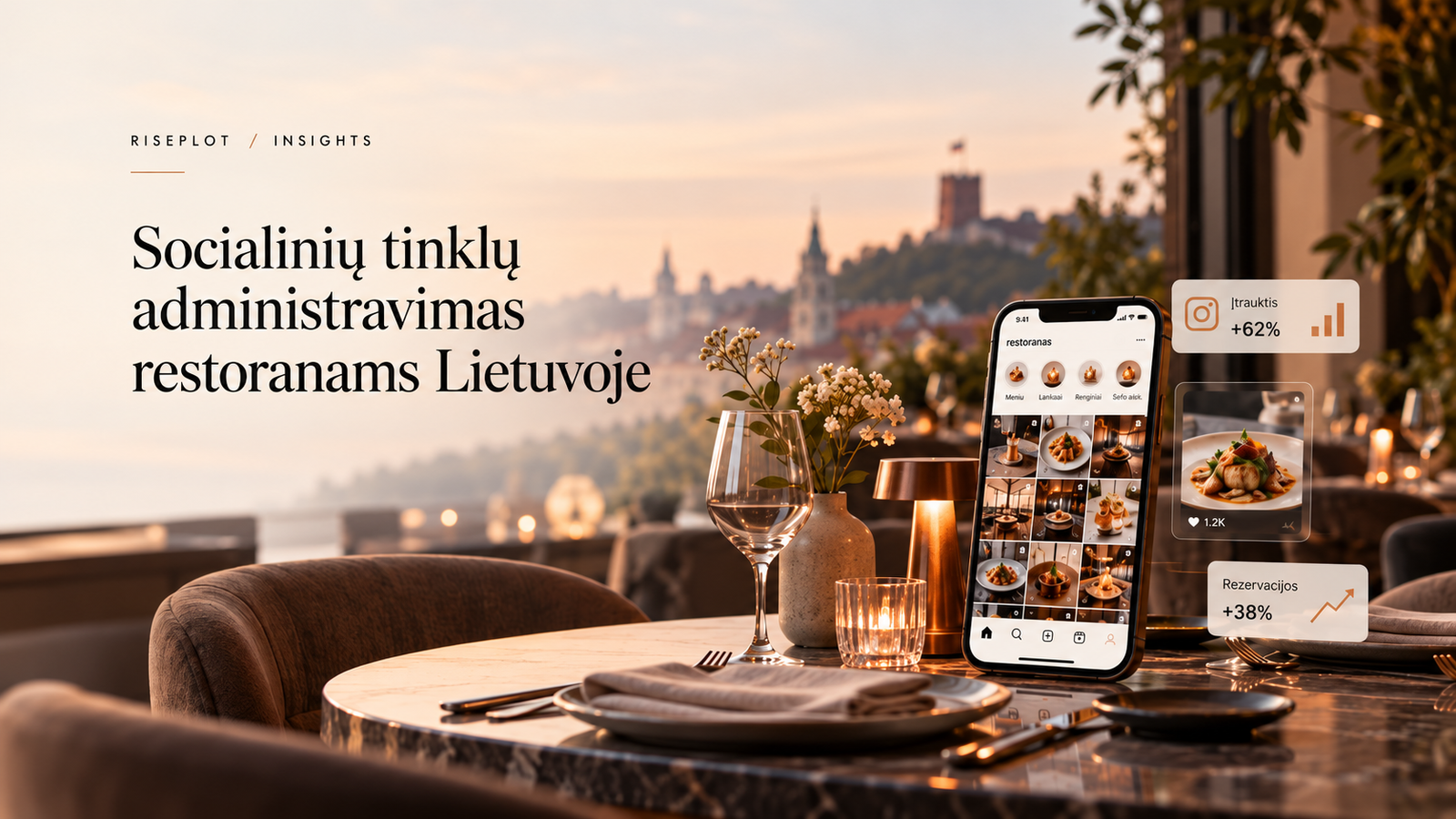 Socialinių tinklų administravimas restoranams Lietuvoje by RisePlot